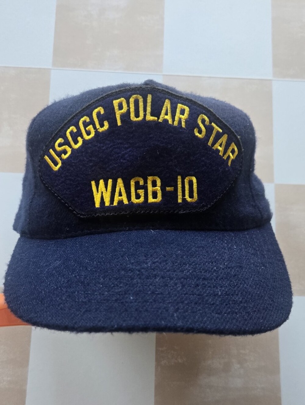 Vintage 90s USCGC Polar Star WAGB-10 Wool Snapback Hat - Made in USA Northstar